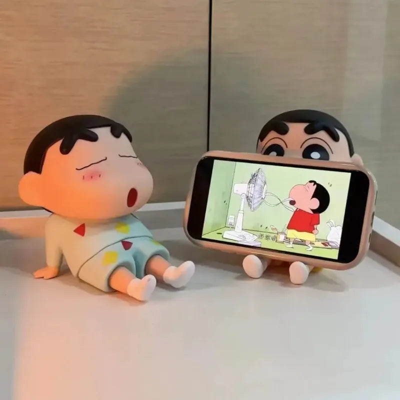 Crayon Shin-Chan Kawaii Phone Holder Figure-0