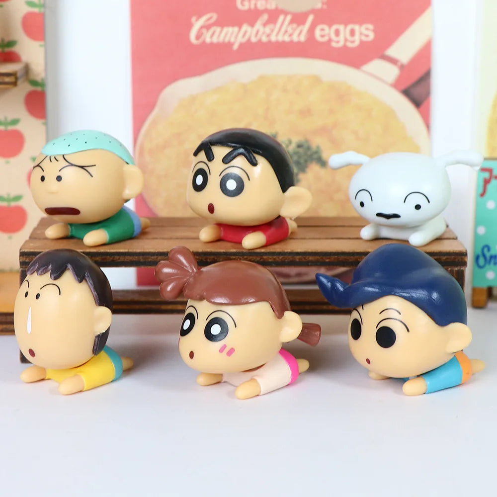 Anime Crayon Shin-chan Action Figure Set-3