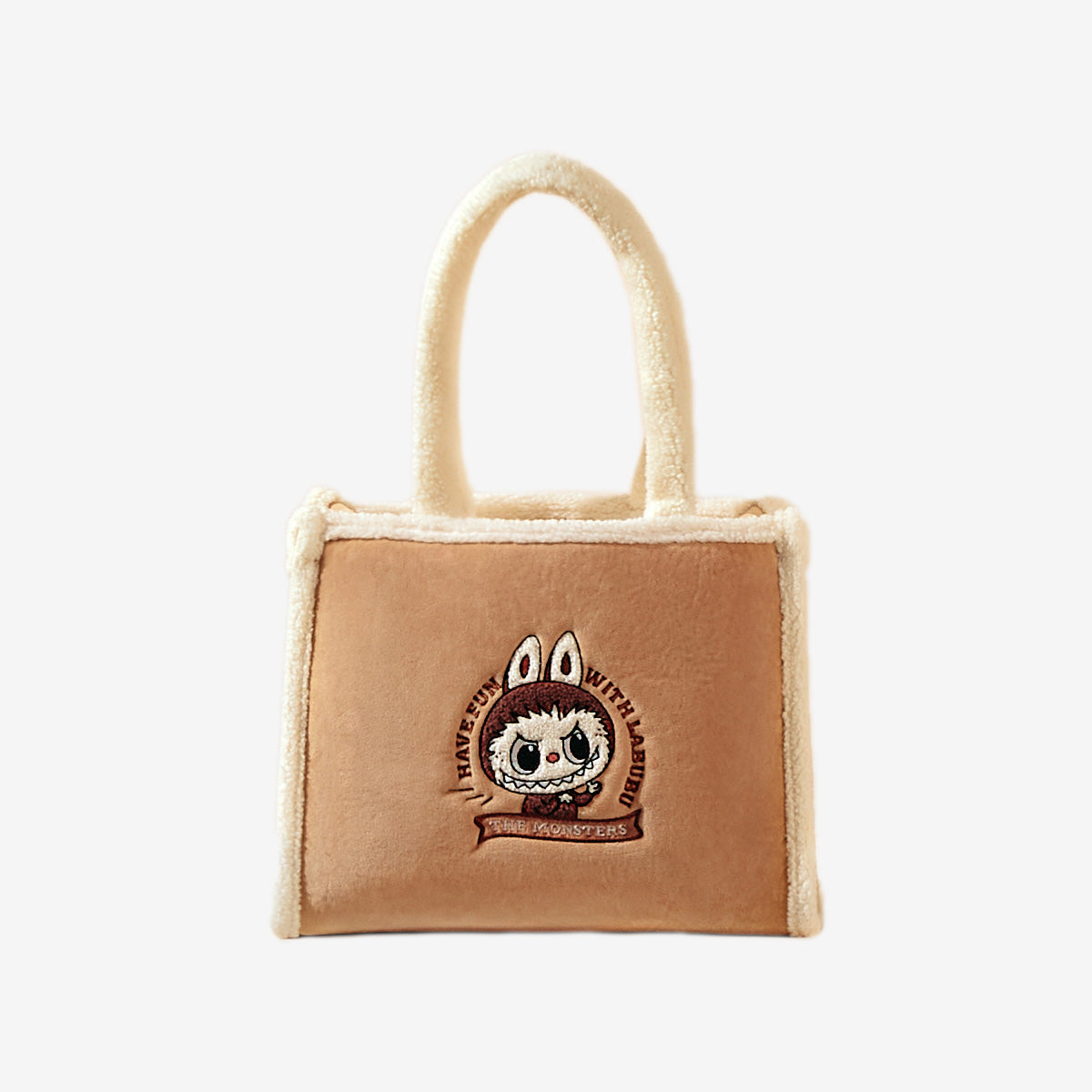 Labubu - Canavarlar Peluş Tote Omuz Çantası-0